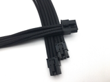 8pin PSU to 2 x 8pin GPU / PCIE Sleeved Power Supply Modular Splitter Cable 60cm