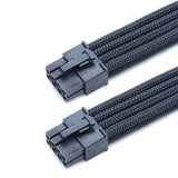 8 Pin ATX / CPU Motherboard Sleeved Modular Power Supply Cable