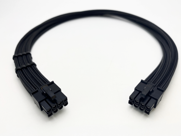 8 Pin PCIE - PSU Sleeved Cable 60cm for Corsair Modular Power Supply