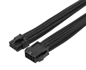 8 Pin PCIE / GPU Graphics Card Sleeved Extension Cable