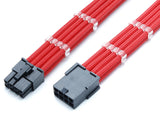 8 Pin PCIE / GPU Graphics Card Sleeved Extension Cable
